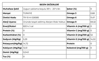 Ark İlk Gün Hasadı Zeytinyağı