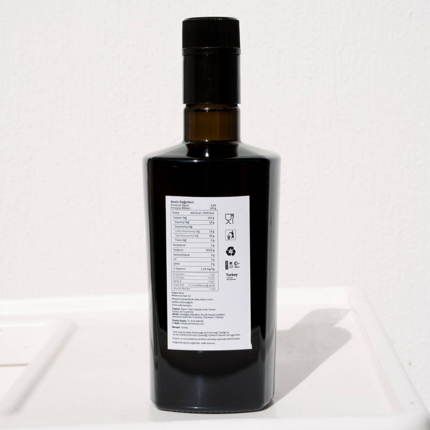 Ark İlk Gün Hasadı Zeytinyağı